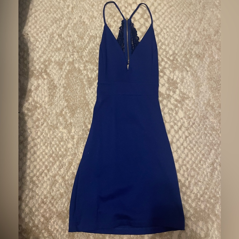 Blue Windsor Dress